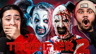 TERRIFIER 2 WAS WAY TOO MUCH FOR US [upl. by Koorb]