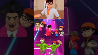 Scary 3D Teacher vs Paw Patrol Exe vs Rubel vs Baby Boss Coffin Dance Tiles Hop pawpatrol [upl. by Akienaj]