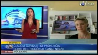 Cablenoticias entrevista a Claudia Gurisatti [upl. by Brechtel]