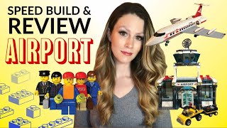 LEGO® City Set 7894 Airport Speed Build and Review [upl. by Fabrianne908]