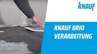 Knauf Brio – Verarbeitung von Schüttungen Fertigteilestrich mit Schall und Brandschutz 03 [upl. by Farika]