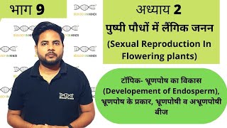 अध्याय 2 भाग 9 पुष्पी पौधों में लैंगिक जनन  जीव विज्ञान कक्षा 12  Sexual repro in flowering plant [upl. by Bluhm38]