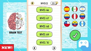 Brain Test  Niveles 66 67 68 69 y 70 resueltos y explicados ✅ [upl. by Ahsenahs]