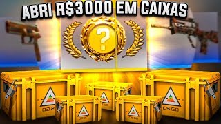 ABRI R3000 em CAIXAS PRISMA dentro do CSGO 265 Caixas Abertas  CSGO Open Case [upl. by Yuk100]