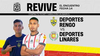 PARTIDO COMPLETO Deportes Rengo vs Deportes Linares  Fecha 14 [upl. by Imalda]