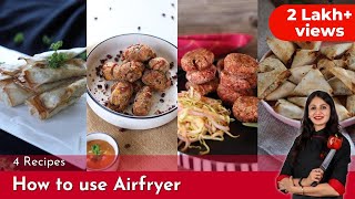 How to use an Air Fryer  Learn 4 Easy Quick amp Healthy Air Fryer Recipes [upl. by Enedan]