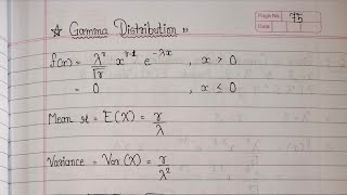 25  Gamma Distribution  Probability amp Statistics [upl. by Vaclava423]