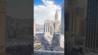 View From My Hotel in Makkah makkah shorts shortsfeed [upl. by Annahvas729]