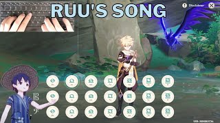 Ruus Song Windsong Lyre Cover  Genshin Impact Tsurumi Island Quest [upl. by Anelah742]