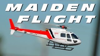 WLToys V931 AS350 3D Helicopter  Maiden Flight [upl. by Eelnodnarb852]