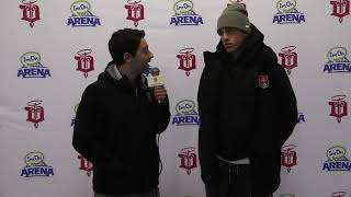 Pregame Interview Jan 19 Juraj Pekarcik [upl. by Atterahs108]