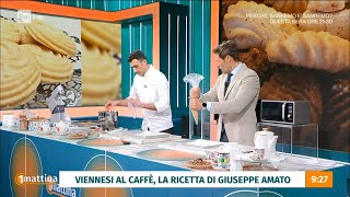 Lezione di cucina viennesi al caffè  Unomattina  21022024 [upl. by Einehpets438]