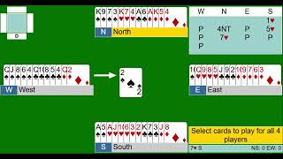 quotDouble Squeezequot in contract bridge game [upl. by Mellisa]