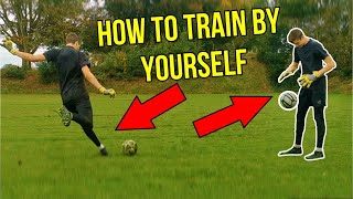 How To Train By Yourself For Goalkeepers  Goalkeeper Tips and Drills  Goalkeeper Solo Drills [upl. by Notsahc122]