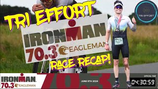 2024 IRONMAN Eagleman 703 Race Recap  World Championship Qualification 🥝  TRI EFFORT [upl. by Aynos]