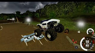 Gears and Galaxy freestyle Mid America OffRoad custom BeamNG Drive Monster Jam EP109 [upl. by Nohtan758]