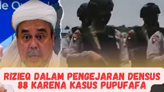 RIZIEQ DALAM PENGEJARAN DENSUS 88 KARENA KASUS AQUN PUPUFAFA nasabbaalawi news kontenislami [upl. by Atinuaj]