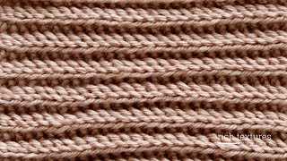 Herringbone Ribbing Stitch  How to Crochet [upl. by Alanna]