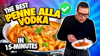 The BEST Penne Alla Vodka recipe  15 minute recipe that works Chef Jon Ashton [upl. by Eednil]