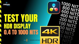 HDR TEST DISPLAY 04 to 1000 nits  Monitor HDR TEST 4K  High Dynamic Range [upl. by Aney]