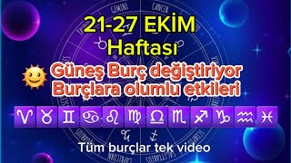 2127 EKIM HAFTALIK BURÇ YORUMLARI [upl. by Norre449]