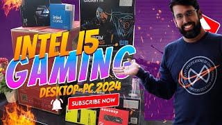 Super Intel Gaming PC Build🔥 With GPU Complete Guide 14 Gen i5 🕹 4K Gameplay [upl. by Tatianna546]