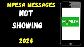 Why Mpesa Messages not showingQUICK FIX [upl. by Ahsit]