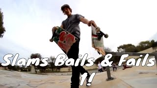 Crazy Skateboarding Slams Bails amp Fails 1 [upl. by Girish]