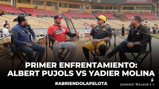 ALBERT PUJOLS VS YADIER MOLINA PRIMER ENFRENTAMIENTO COMO DIRIGENTES EN EL ESTADIO CIBAO [upl. by Peppi754]