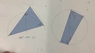 math2 2a AH 40 42 2 6 Winkelberechnungen mit Thaleskreis [upl. by Annayek]