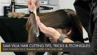 The Secret to Long Hair Transformation Perfect Face Framing Layers [upl. by Lock49]