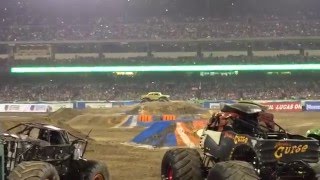 Monster Jam Anaheim 21316 Avenger Freestyle [upl. by Prady]