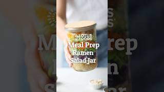 Meal Prep Ramen Salad Jar [upl. by Hadsall]