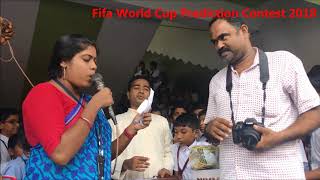 FIFA WORLD CUP PREDICTION CONTEST 2018  PLACID VIDYA VIHAR [upl. by Byrann]