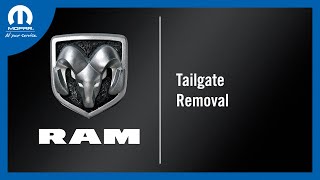 Tailgate Removal  How To  2025 Ram 1500 DT [upl. by Mastic175]