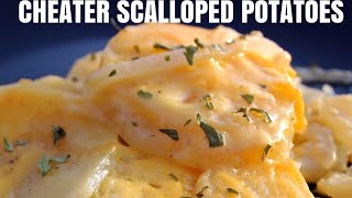 Cheater Scalloped Potatoes AuGratin  30 Days of Thanksgiving [upl. by Nedlog842]