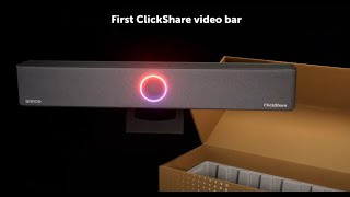 ClickShare Bar Core the video bar for engaging effortless wireless conferencing [upl. by Arahc]