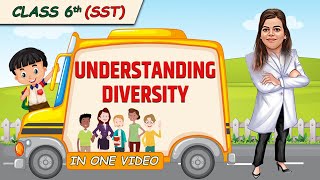 Understanding Diversity  Full Chapter in 1 Video  Class 6th SST  Champs Batch [upl. by Emlynn]