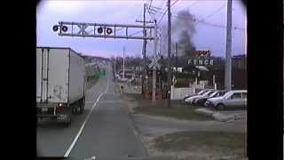 Guilford SW1 1407 works the Newburyport Branch 04021991 [upl. by Gianni]