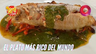 Pescado al horno con vegetales [upl. by Helbonnah]