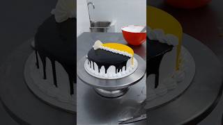 Vanilla And Chocolate Mix cake decorating ideas shorts shortsfeed viralvideo cake [upl. by Pejsach]