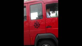 Me Driving a MAN Fire Appliance at Moreton in Marsh Fire College [upl. by Darryl366]