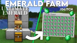 Minecraft INFINITE Emerald Farm  1204 Emerald Farm Tutorial [upl. by Ialohcin556]