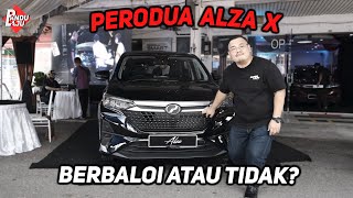 PERODUA ALZA X Apa Beza Dengan High Specs AV [upl. by Ellehcsor]