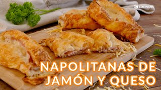 NAPOLITANAS de JAMÓN y QUESO  Cocinatis [upl. by Yennej]