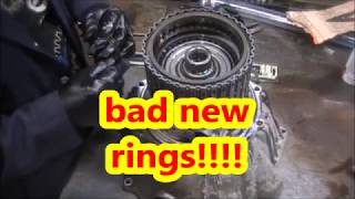 6L80E 6L90E TRANSMISSION REBUILDREPAIR SEALING RING PROBLEM [upl. by Airehc]