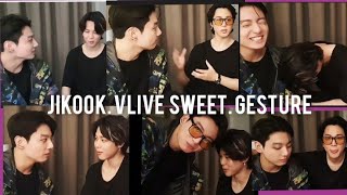 Jikook vlive touchy staring each other after concert ft Taehyung MINGGUK [upl. by Cirre155]