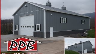 42 W x 80 L x 18 H  Garage by Pioneer Pole Buildings Inc [upl. by Asseral]