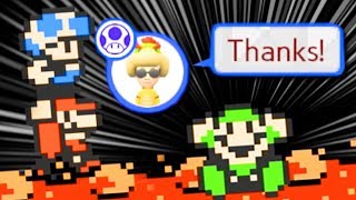 Making quotFriendsquot in Mario Maker [upl. by Aelaza401]