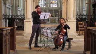 I Pleyel  Duo for cello solo and viola [upl. by Machute]